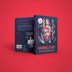 Handballprofi Buch Vorher- und Rückseite